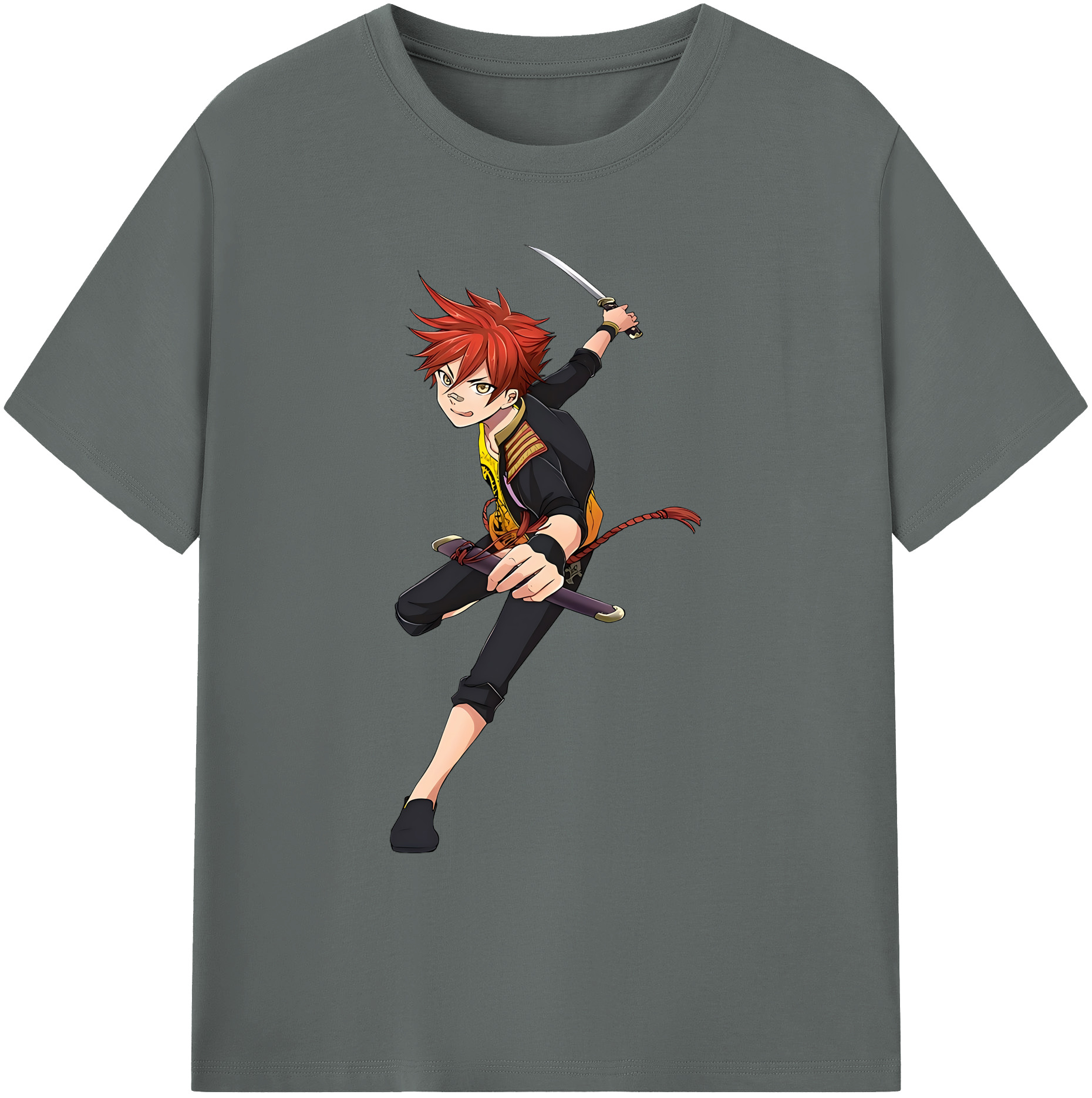 （画像用） 刀剣乱舞 Touken Ranbu 綿100％ メンズ半袖Tシャツ｜肌触りやわらか＆通気性